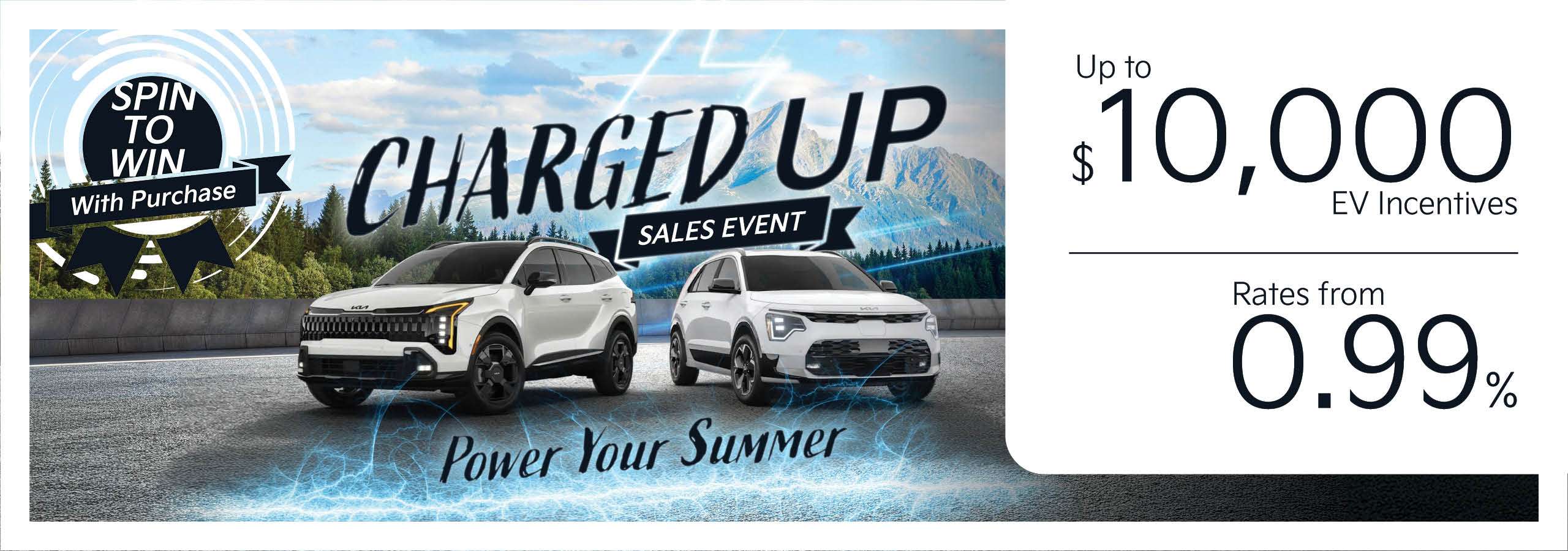 Charged Up Sales Event | $10,000 EV Incentives 
