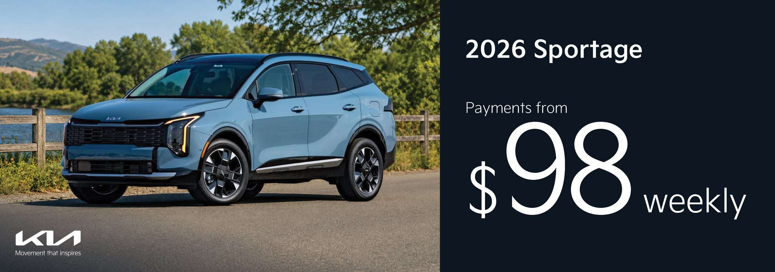 Go Kia South - 2026 Sportage from $98 weekly