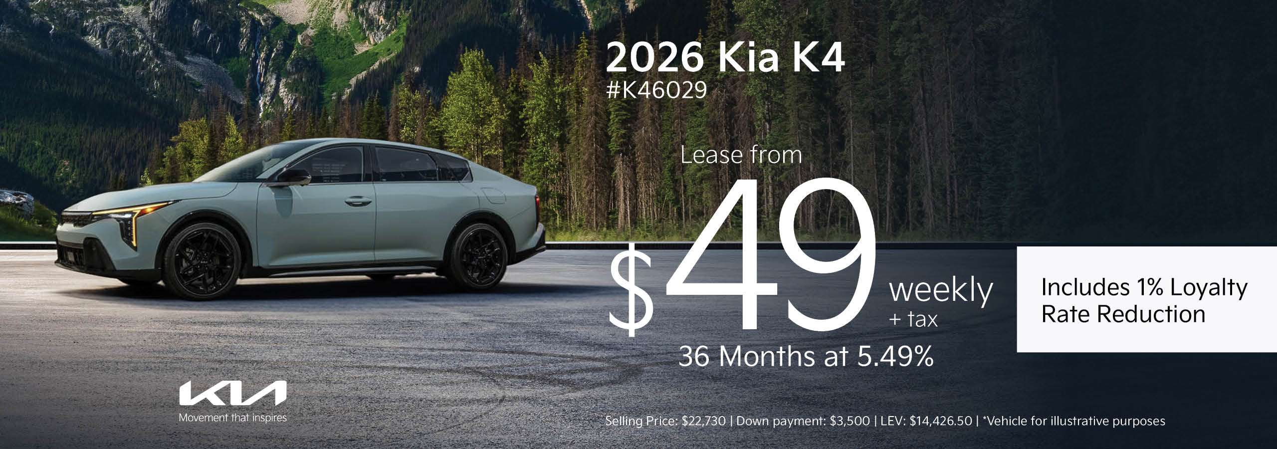 2026 Kia K4