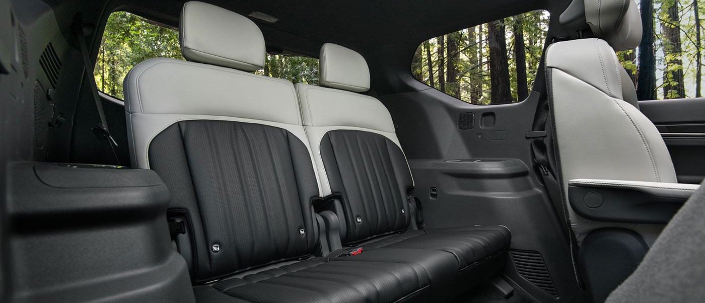 EV9 Land AWD with GT-Line interior third row seating.