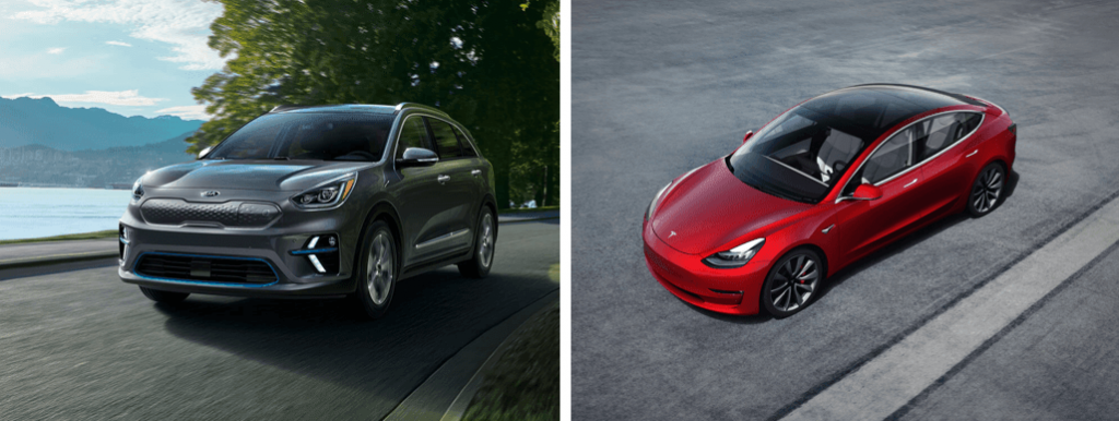 Kia Niro Ev Vs Tesla Model 3