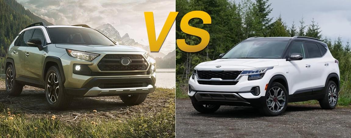 2021 KiaP Seltos vs Toyota RAV4 - Eastside Kia