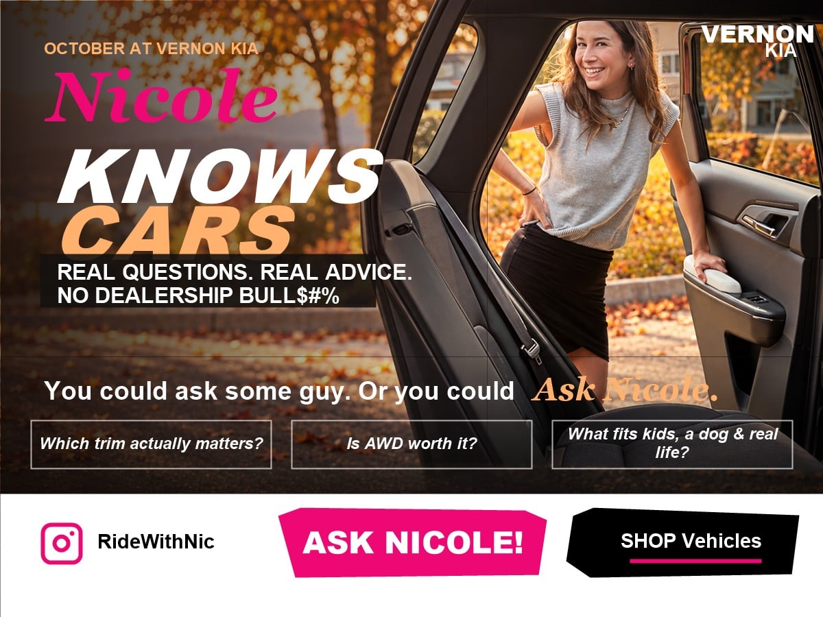 Nicole Knows Cars — October at Vernon Kia
