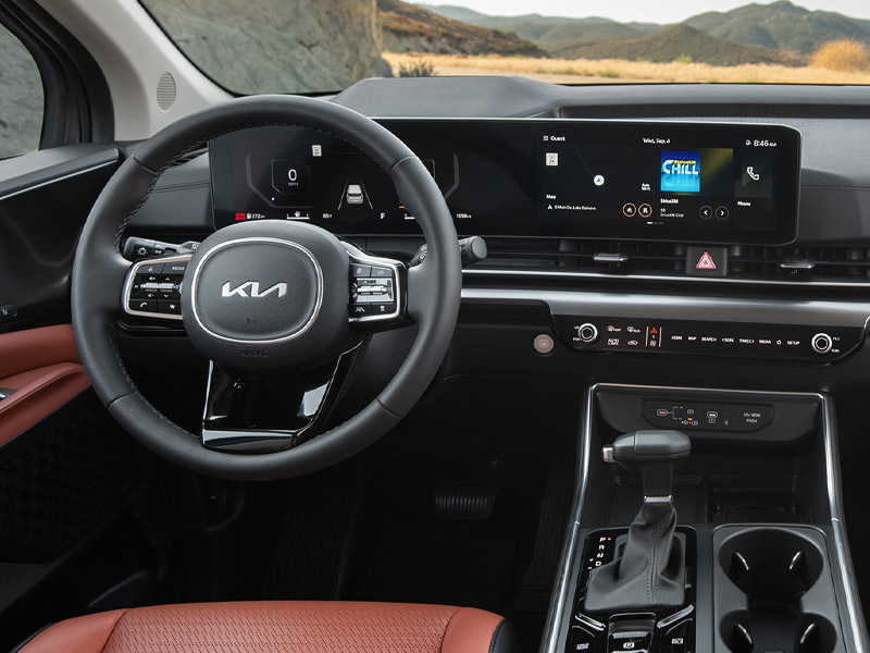 New 2026 Kia Carnival MPV Minivan Interior Comfort Features and Technology