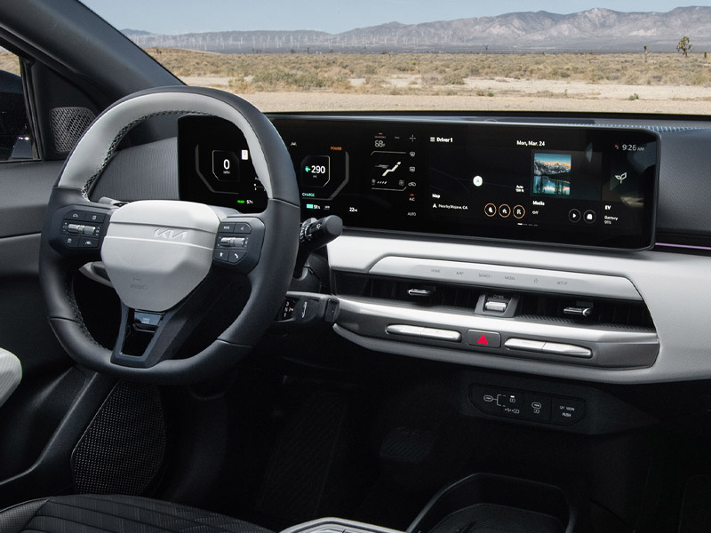 New 2026 Kia EV4 All-Electric Compact Sedan Interior Comfort Features and Technology