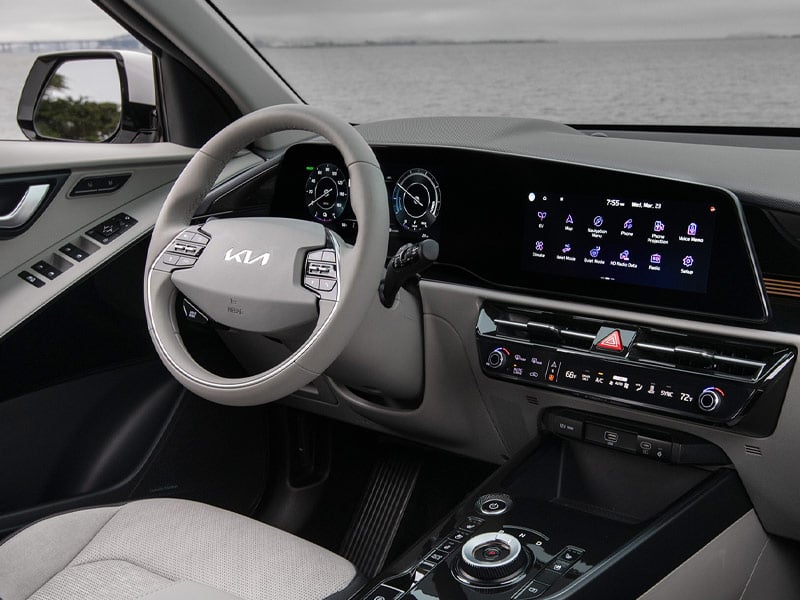 New 2026 Kia Niro EV Fully-Electric Compact Crossover SUV Interior Comfort Features and Technology