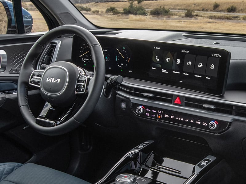 New 2026 Kia Sorento HEV Hybrid Interior Comfort Features and Technology