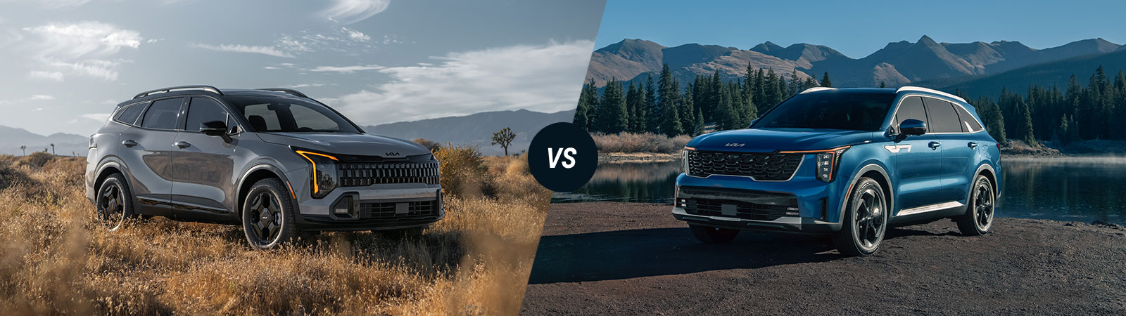 Comparison 2026 Kia Sorento vs Kia Sportage Crossover SUVs