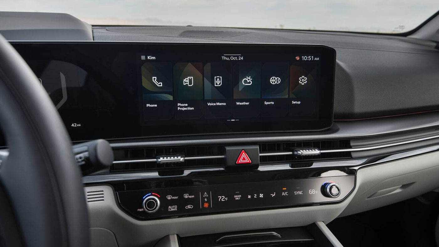 2026 Sportage PHEV Dashboard